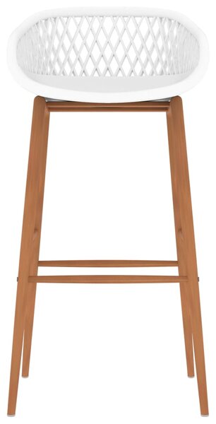Barové židle 2 ks bílé 248153