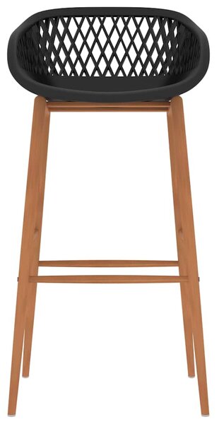 Barové židle 4 ks černé 248164