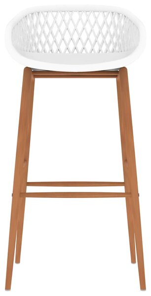 Barové stoličky 4 ks bílé 248165