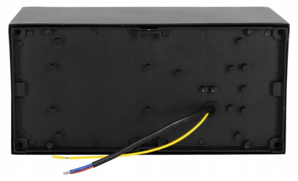 Černé fasádní svítidlo E27, IP54, max. 40 W