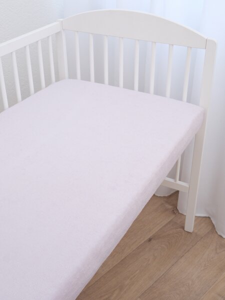 MK Lůžkoviny Froté prostěradlo do postýlky 70 × 140 cm - lila