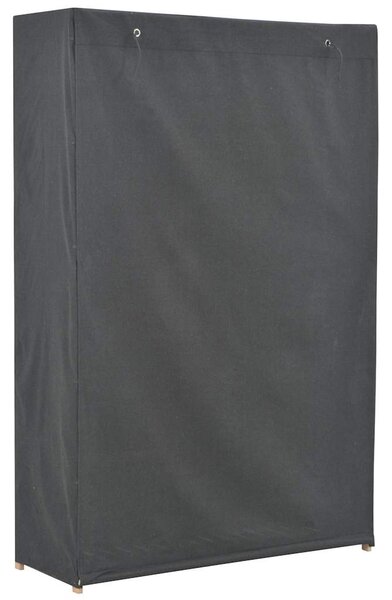Šatní skříň šedá 110 x 40 x 170 cm textil 248189