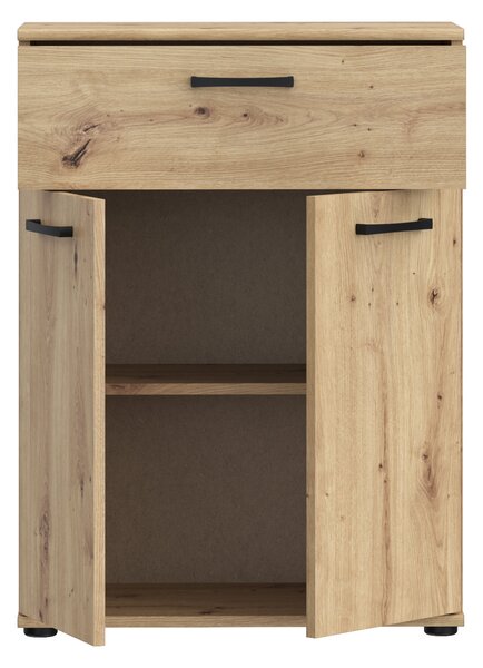 Komoda DUNANUEJ 1 se zásuvkou, dub artisan