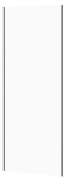 Cersanit Crea, skleněná sprchová stěna k posuvným spchovým dveřím 80x200 cm, 8mm čiré sklo, chromový profil, S900-2613
