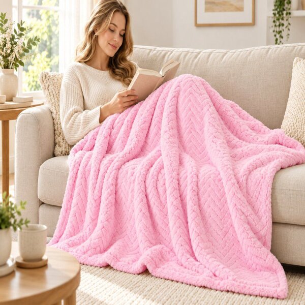 Deka 160x200 cm SPRINGOS Splendit HA7142 růžová