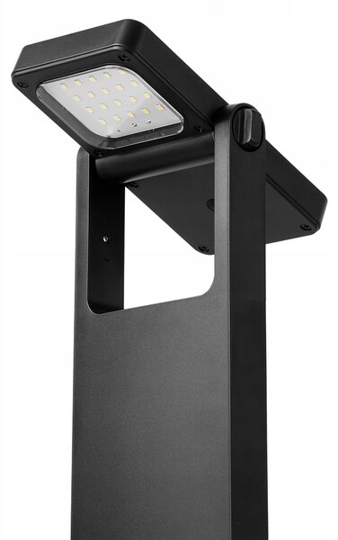 LED solární zápichové svítidlo 3000 K, teplá bílá, IP54, šířka 12 cm