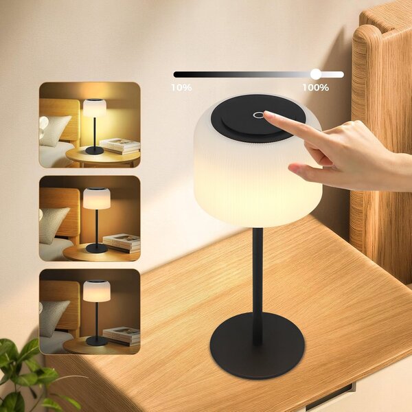 LED stolní lampa s dotykovým ovládáním, stmívatelná, 2 W, teplá bílá, IP54