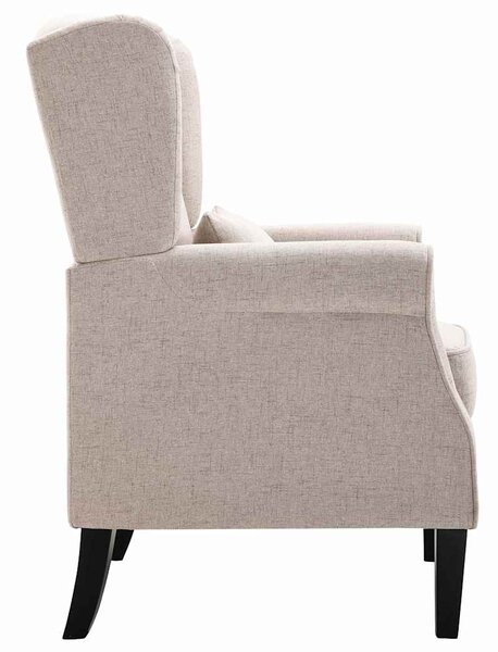 Křeslo béžové textil 248614