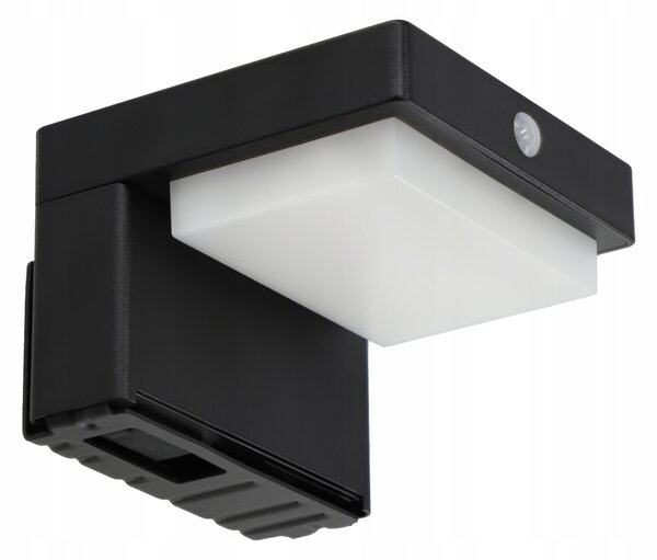 LED fasádní svítidlo 5 W, 400 lm, pohybové čidlo, IP44, teplá bílá, 11,5 × 8 × 12 cm