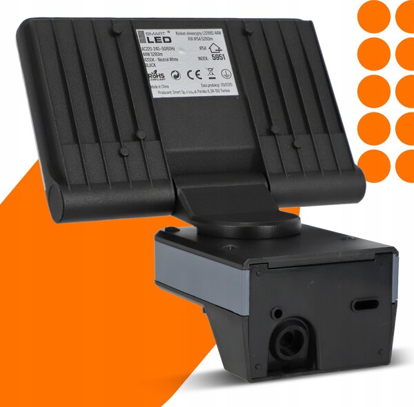 LED nástěnné svítidlo 44 W, 5280 lm, neutrální bílá, IP54