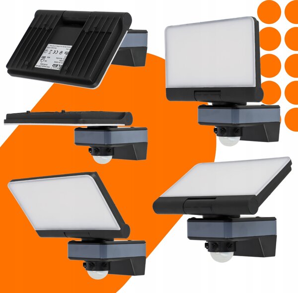 LED nástěnné svítidlo 44 W, 5280 lm, neutrální bílá, IP54