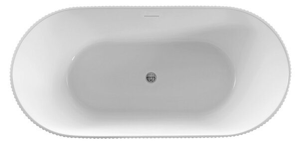 Aqualine Aqualine, TURIA volně stojící vana 170x80cm, bílá, E2780