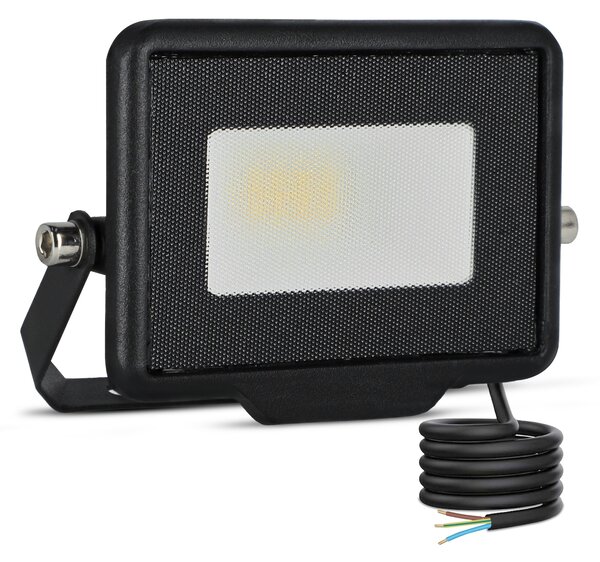 Solární LED reflektor 10 W, IP65, neutrální bílá, úhel 120°, 9 × 7 × 3 cm