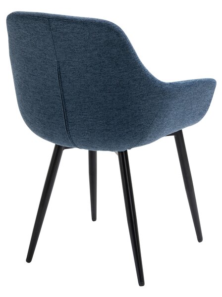 JÍDELNÍ SET, akácie, tmavě modrá, koňaková MID.YOU - Online Only jídelní stoly, Online Only