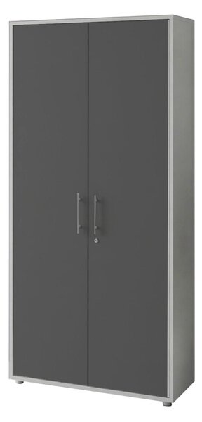SKŘÍŇ NA ŠANONY, antracitová, šedá, 84,4/185,6/33 cm MID.YOU - Online Only kancelářský nábytek, Online Only