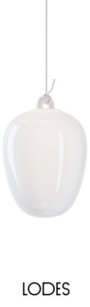 Lodes Designové závěsné LED svítidlo Oblò, 7W, v. 29,6 cm, CRI90 Barva: Transparentní, Teplota světla: 2700K - teplá bílá