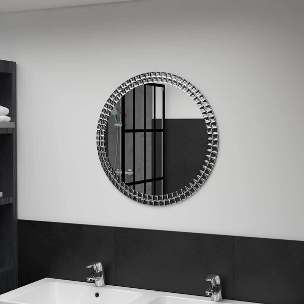 Nástěnné zrcadlo 60 cm tvrzené sklo 249449