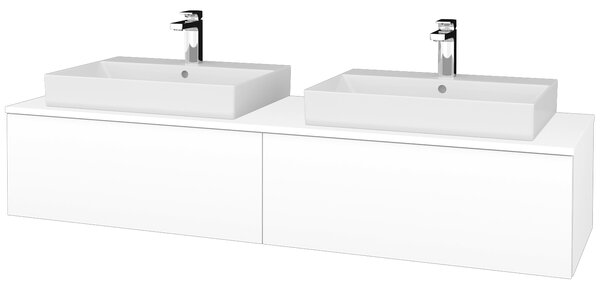 Dřevojas Koupelnová skříňka s umyvadlem MODULE SZZ12 160 (umyvadlo Glance)