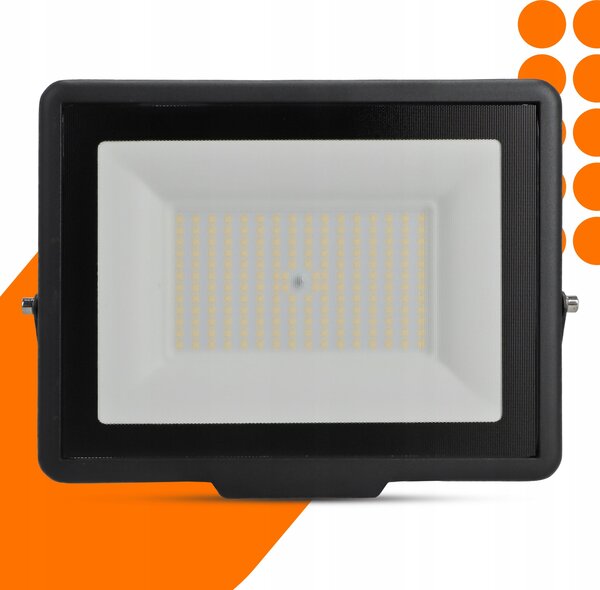 LED reflektor 150 W, IP65, neutrální bílá, úhel 120°, 27,5 × 21,5 × 3,5 cm