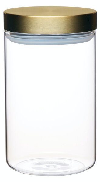 MasterClass dóza na potraviny 1000 ml, vzduchotěsná, zlaté víčko MCCANMEDCOP