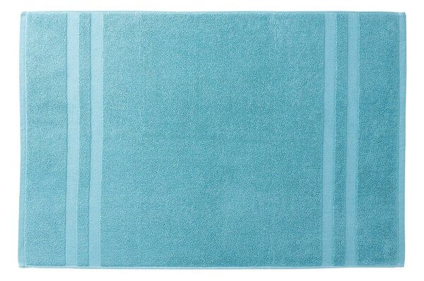 Rychleschnoucí koupelnová předložka blankytně modrá WC 50x40 cm