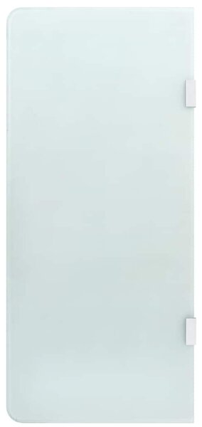 Nástěnná pisoárová zástěna 90 x 40 cm tvrzené sklo 249496