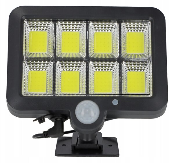 Solární LED reflektor, neutrální bílá, IP44