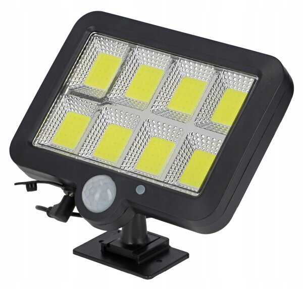 Solární LED reflektor, neutrální bílá, IP44