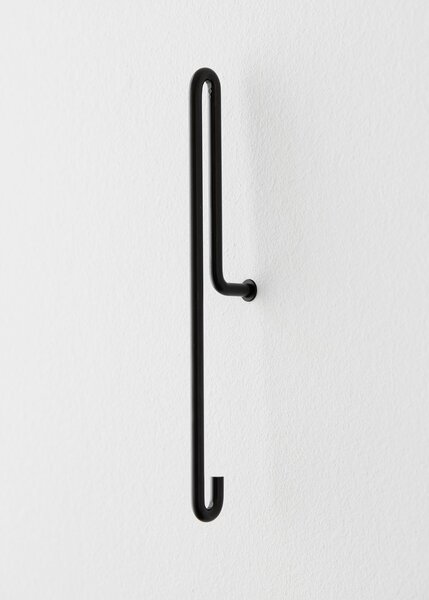 Moebe Nástěnný kovový háček Wall Hook Black - Large MB119