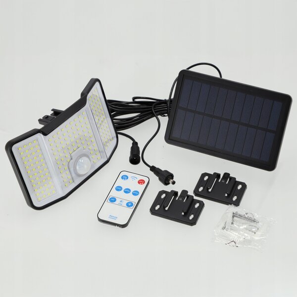 Solární LED reflektor, studená bílá, IP44
