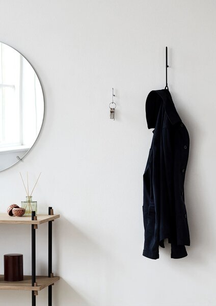 Moebe Nástěnný kovový háček Wall Hook Black - Large MB119
