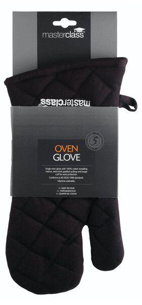 Kuchyňská chňapka 32 cm černá, MasterClass MCGLOVEBLK