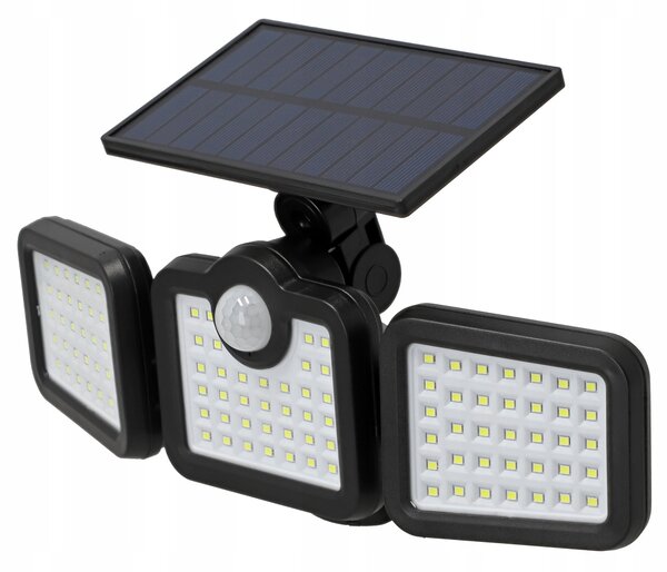 Solární LED reflektor, neutrální bílá, IP44