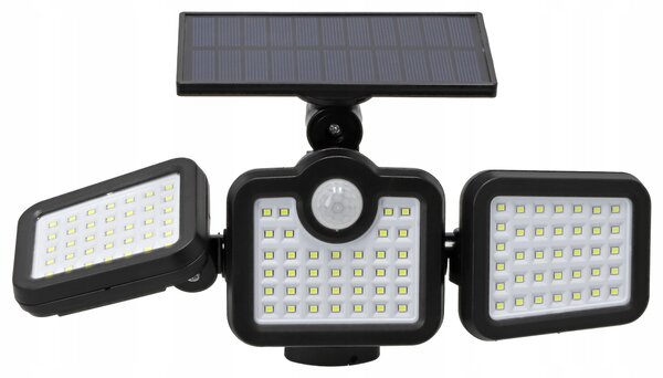 Solární LED reflektor, neutrální bílá, IP44