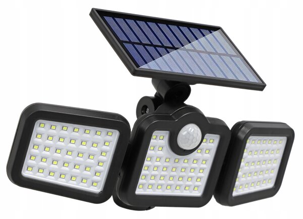 Solární LED reflektor, neutrální bílá, IP44