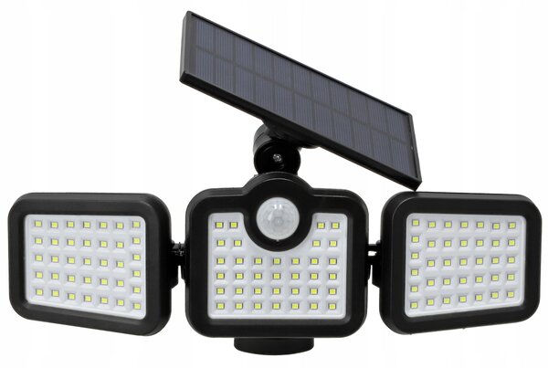 Solární LED reflektor, neutrální bílá, IP44