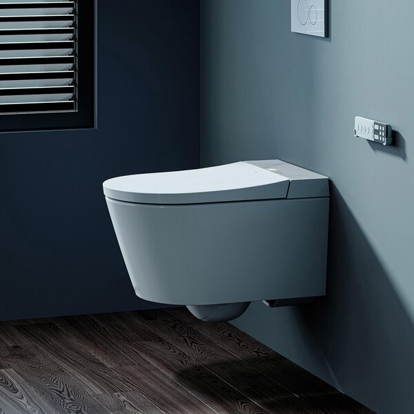 HOROW Inteligentní sprchový klozet bez ráfku, vyhřívaný bidet, elektrický klozet, japonské WC, sušení teplým vzduchem, péče o ženy, noční světlo