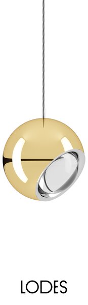 Lodes Designové závěsné LED svítidlo SPIDER, 11W, ø 12 cm, CRI90 Barva: Černá, Teplota světla: 2700K - teplá bílá