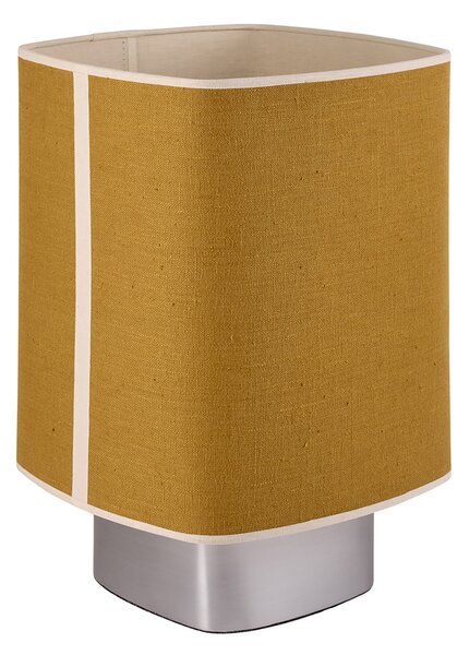 Stolní lampa MARKET SET, Dolce, Žlutá, Obývací pokoj, Tkanina / Textil, Design