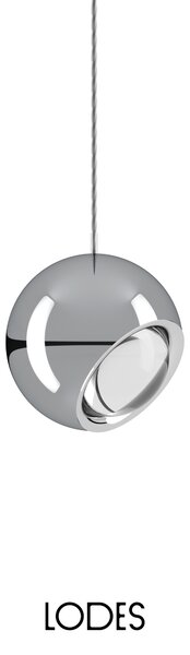 Lodes Designové závěsné LED svítidlo SPIDER, 11W, ø 12 cm, CRI90 Barva: Černá, Teplota světla: 2700K - teplá bílá