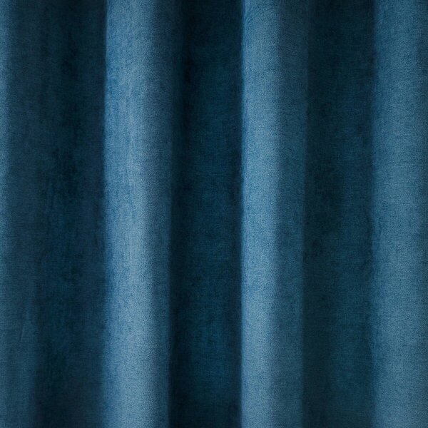 Zatemňovací a izolační závěs, kovová očka petrolejová 140x180 cm