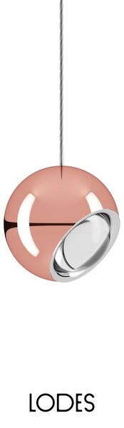 Lodes Designové závěsné LED svítidlo SPIDER, 11W, ø 12 cm, CRI90 Barva: Černá, Teplota světla: 2700K - teplá bílá
