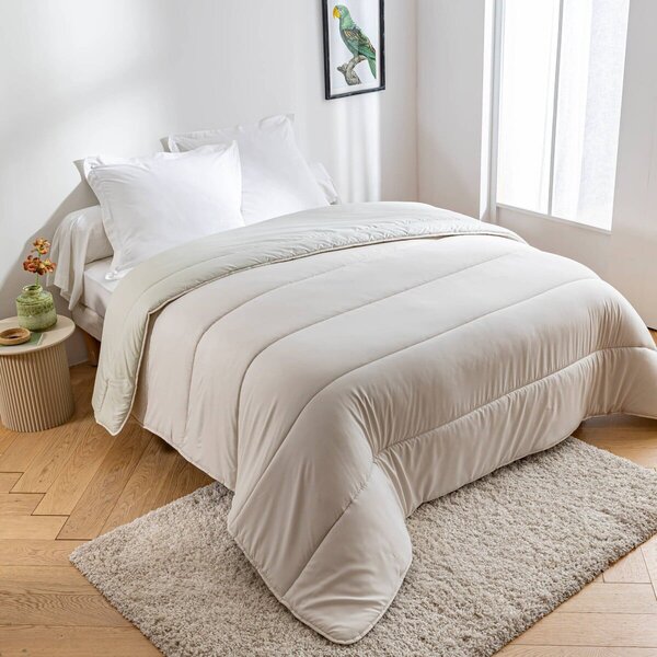 Přikrývka z mikrovlákna s potiskem tropických listů 200g/m2 zelená 140x200 cm