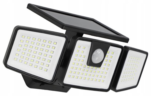 Solární LED reflektor, studená bílá, IP44