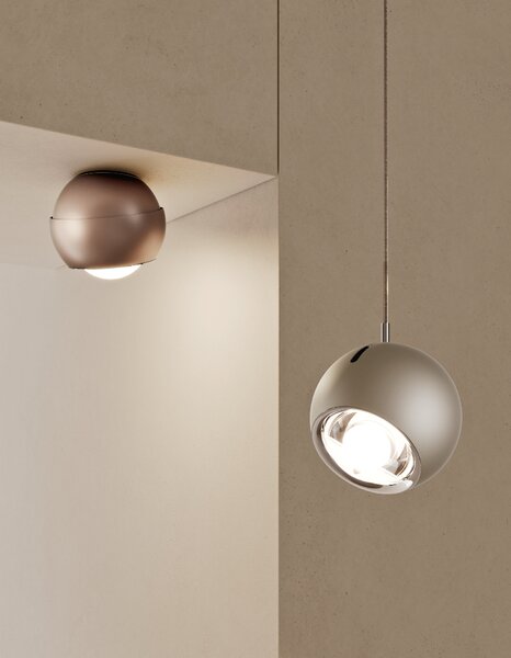 Lodes Designové závěsné LED svítidlo SPIDER, 11W, ø 12 cm, CRI90 Barva: Černá, Teplota světla: 2700K - teplá bílá