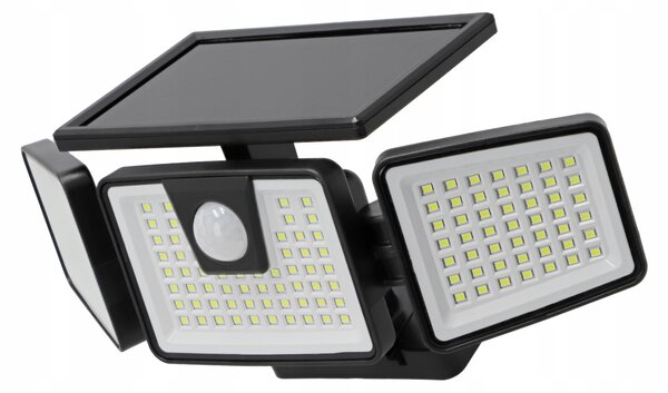 Solární LED reflektor, studená bílá, IP44