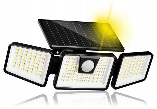 Solární LED reflektor, studená bílá, IP44