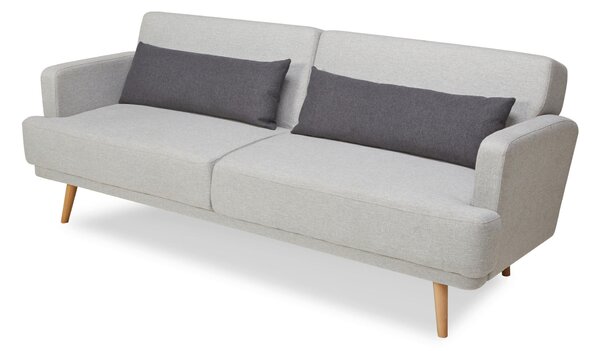 TŘÍMÍSTNÁ POHOVKA, textil, světle šedá Livetastic - Pohovky, Online Only