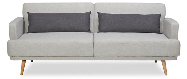 TŘÍMÍSTNÁ POHOVKA, textil, světle šedá Livetastic - Pohovky, Online Only