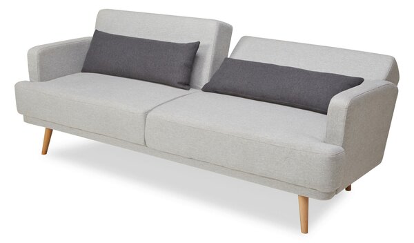 TŘÍMÍSTNÁ POHOVKA, textil, světle šedá Livetastic - Pohovky, Online Only
